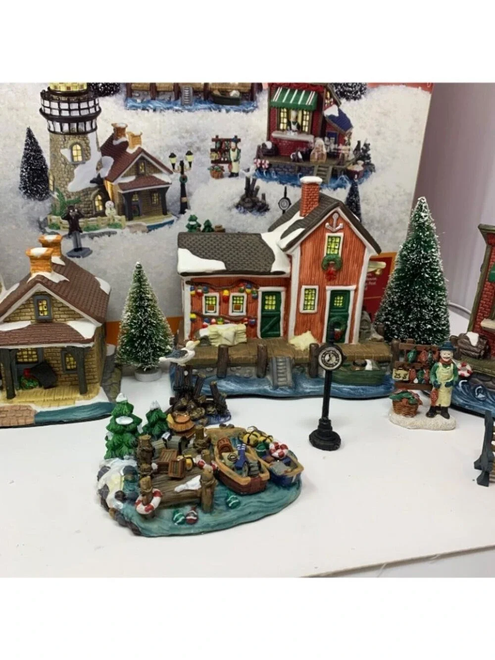 Home Accent Holiday Starter Set Canterbury Lane Seashore Nautical 15 pieces READ